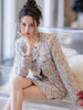 2023 autumn and winter women's clothing styles Round Neck Tweed Suit 1017