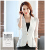 Summer Women's Blazer Jacket Short Slim Three-Quarter Sleeves Ruffled Stitching Chiffon Blazers Office Wear White Balck Tops