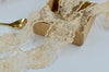 4cm Wide Exquisite Embroidery Mesh Gold Thread Tulle Lace DIY Neckline Cuff Skirt Swing Dress Bouquet High-end Gift Boxed Ribbon