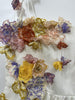 Lady Noble Floral Appliques Silk Linen Strap Dress