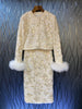 2023 autumn and winter women's clothing styles Three-Dimensional Decoration Jacket with Skirt Suit 0930