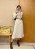 2023 autumn and winter women's clothing styles Fake Two-Piece Suit Dress 0920