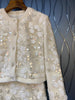 2023 autumn and winter women's clothing styles Three-Dimensional Decoration Jacket with Skirt Suit 0930