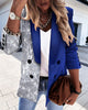 SALEQI Ladies Plaid Women Blazer Single Breasted Spring Autumn Jacket 2022 Casual Long Sleeve Female  Patchwork Suits Coat