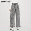 SELECTED Women's Retro Style Loose Straight Casual Jeans S|420432001