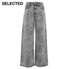 SELECTED Women's Retro Style Loose Straight Casual Jeans S|420432001