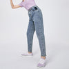 SEMIR Denim Trousers Women Elastic Pencil Pants Spring Summer 2022 Popular Contrast Stitching Light Blue Jeans