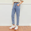SEMIR Denim Trousers Women Low-Waisted Butt-Lifting Slim Fitting Feet Pants 2022 Spring And Summer Light Blue Jeans Female
