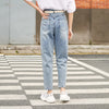 SEMIR Jeans Women Loose Straight Pants 2022 Spring Cropped Small Pants Slim Daddy Pants Demin Ladies