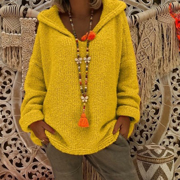 SFIT 2019 Autumn Winter Loose Women Sweater Knitted Tops Women's Pullover Oversized Sweater Solid Sweater Tops Fashion