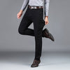 SHAN BAO 2022 Autumn Brand Pure Black Fitted Straight Jeans Classic Style Young Men's Casual Slim Stretch Denim Jeans