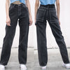 SHENGPALAE 2022 Summer Casual Jeans Woman Long Trousers Cowboy Female Loose Streetwear High Waist Straight Pants ZA3972