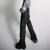 SHENGPALAE Ripped Jeans Women's Spring 2022 High Waist Black Straight Tube Loose Streetwear Denim Pants Female Trendy 5A1357