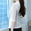 SIKETU Slim Suit Jacket women's casual short white sun protection clothing jacket with lace small suit