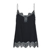 Women Sexy Tops Camisoles Lace V-neck Strap Camis Lace Vest Tank Top Female Clothing Black White Tops