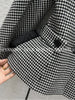 SPENNEOOY Designer High-End Autumn Vintage Houndstooth Single-Breasted Slim Blazer Jackets Women