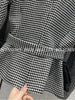 SPENNEOOY Designer High-End Autumn Vintage Houndstooth Single-Breasted Slim Blazer Jackets Women