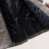 SURUFENG Plaid Women Offic Blazer Jacket Casual Double-Breasted Sashes Suit 2022 Autumn Female Blazer Outwear Plus Size 3XL