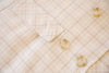 SWEETXUE Elegant Skirt Suits Women Plaid Blazer Suit Jacket + Slim Mini Skirts + White Bow Shirt 3 Pieces OL Sets 2022