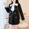 SWEETXUE Elegant Skirt Suits Women Plaid Blazer Suit Jacket + Slim Mini Skirts + White Bow Shirt 3 Pieces OL Sets 2022