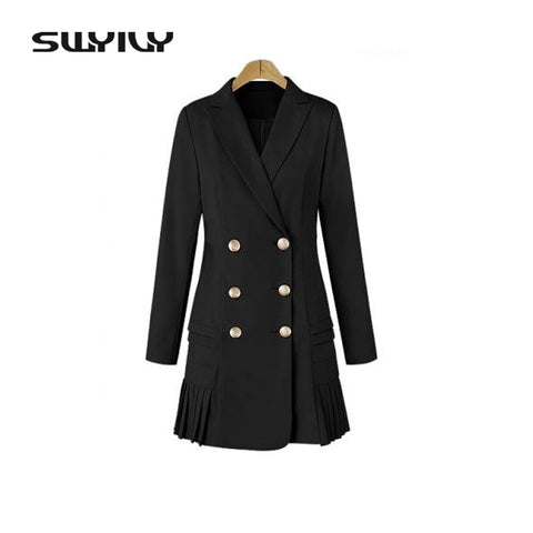 Women Blazers Jacket Coat Spring 2022 Fashion Plus Size Slim Jacket 3XL Female Fashion Long Blazer Ladies  Tassel Big