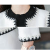 SWYIVY Womens Jacket Coat Skirt Suit Two Sets Winter Spring 2022 Elegant 2XL Plus Size Office Ladies OL Short Woolen Jacket Coat