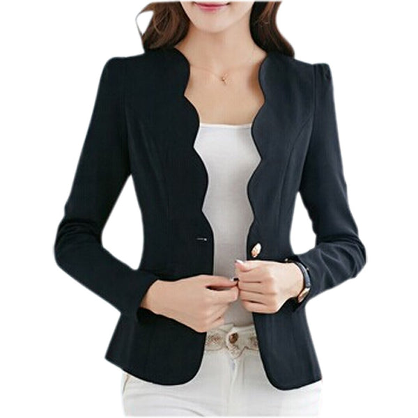 SYB 2022 NEW Autumn casual jackets women slim short design suit jackets office women coat clothing