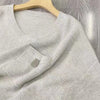 2023 Autumn and Winter Women's Knitted Overskirt Suit