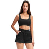 SaintDaisy Shorts Sets Coming Home Outfit Casual Sleeveless Sporty Pockets Pullover Yoga Running Set 2 Pieces 44404 SHORT Summer