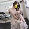 Sanya seaside holiday beach skirt women's 2022 super fairy temperament knee length skirt floral suspender dress