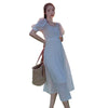 Sanya seaside photo taking tour clothes women's vacation beach skirt super Fairy Travel wear women's dress
