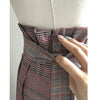 Sashes Graceful Autumn Vintage Elegant Women Two Piece Set Vogue Full Sleeve Shirt Tops And Plaid Skirt 2 Piece Set Women SL141