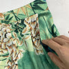 Satin Silk printing Bohemian High waist Wide Leg Pants Women Casual Loose big size summer Straight pants Ladies lace-up trousers