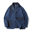 Saucezhan Men Blazers Men Jacket Blazer for Men Sashiko Spliced Blazers  men jacket  mens blazer jacket  Casual  COTTON  Daily