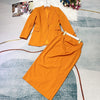 Suit, 2023 Early Autumn Mid-Length Dress Set 0822