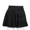 Scho Girls Short Skirt Women's Stretch Waist A-Line Flared Pleated Plain Skater High Waist Causal Skirts Female Bottoms