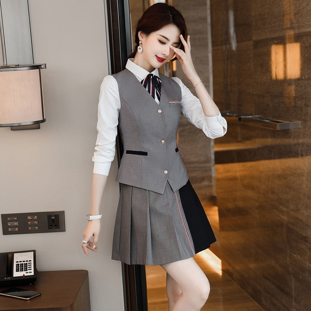 Study Uniform School Uniform Design Skirt Suits Women Student Two Piece Set Female G ...