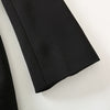SeeBeautiful Casual Stitching Ribbon Buckle Waist Loose Blazer Coat Notched Long Sleeve 2022 Spring Women E013