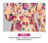Design Floral Printed Big Shirt Dress 2023 Long Sleeve Spring/Autumn Turn-down Collar  Party Maxi Dress French Dress Women