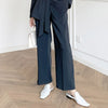 Senior Grey Pants Suits Women 2022 Autumn Leisure Brand Casual Two Piece Sets OL Wear