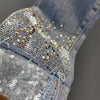 Sequined Rhinestone Skinny Jeans for Women 2022 Autumn High Waist Slim Fit Pencil Pants Trousers Woman Jeans Pants S-3XL