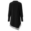 Sequins Dress Women's Sexy O-neck Mesh Long Sleeve Irregular Mini Dress Autumn Elegant Solid Slim Party Dresses Robe Vestidos