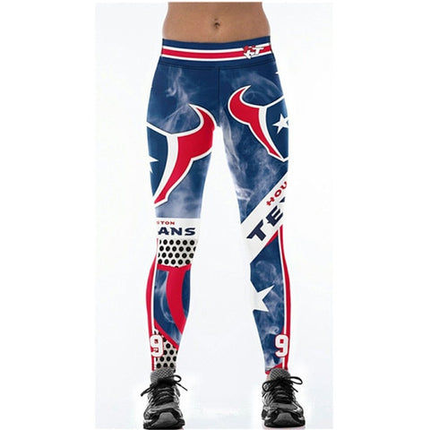 HOUSTON TEXAN S 99 3D Print Women Leggings High Waist Legging Steelers Printed Women Pants Slim Fitness Leggins
