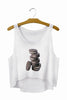 Hello My Na Is Barbie Harajuku Letter Crop Tops Loose Vest Sexy Fitness Personality Short Tank Top Slim Vest F670