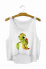 Hello My Na Is Barbie Harajuku Letter Crop Tops Loose Vest Sexy Fitness Personality Short Tank Top Slim Vest F670