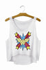 Hello My Na Is Barbie Harajuku Letter Crop Tops Loose Vest Sexy Fitness Personality Short Tank Top Slim Vest F670