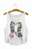 Hello My Na Is Barbie Harajuku Letter Crop Tops Loose Vest Sexy Fitness Personality Short Tank Top Slim Vest F670