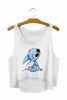Hello My Na Is Barbie Harajuku Letter Crop Tops Loose Vest Sexy Fitness Personality Short Tank Top Slim Vest F670