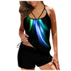 Sexy Bikinis Woman Swimwear Women's Swimsuit Swim Tankini Large Bikini Set Digital Print Suspender Beach Split Bathing Suit 2023