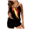 Sexy Bikinis Woman Swimwear Women's Swimsuit Swim Tankini Large Bikini Set Digital Print Suspender Beach Split Bathing Suit 2023